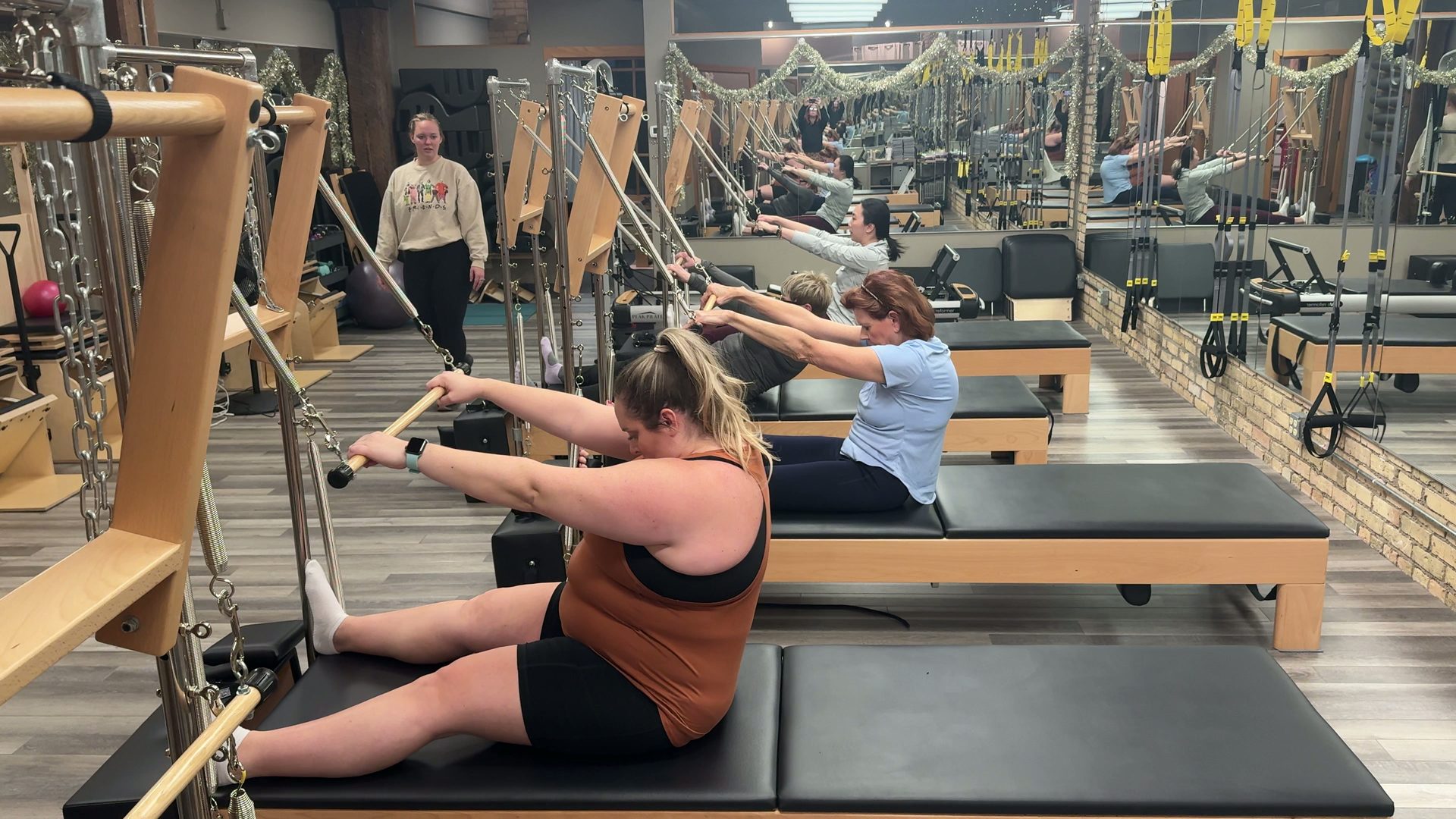 Purposeful Pilates class in motion